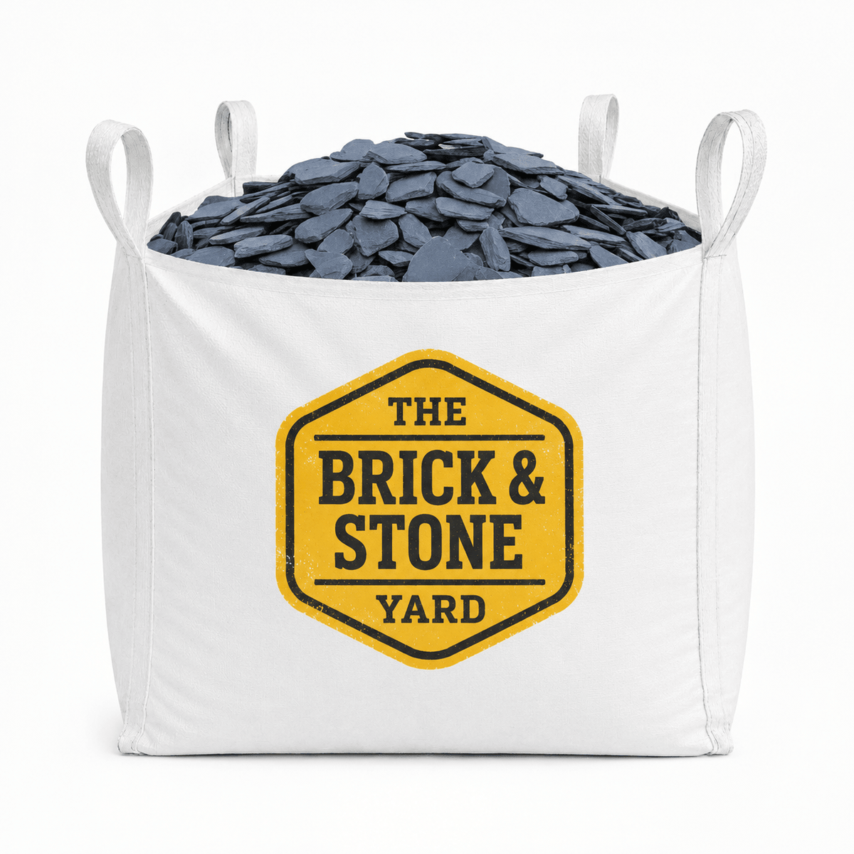 40mm blue slate chippings bulk jumbo bag