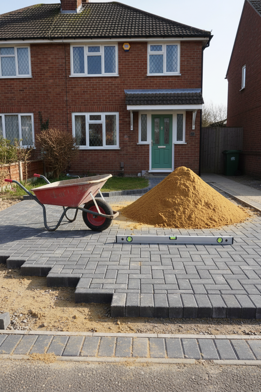 building-sand-driveway-project