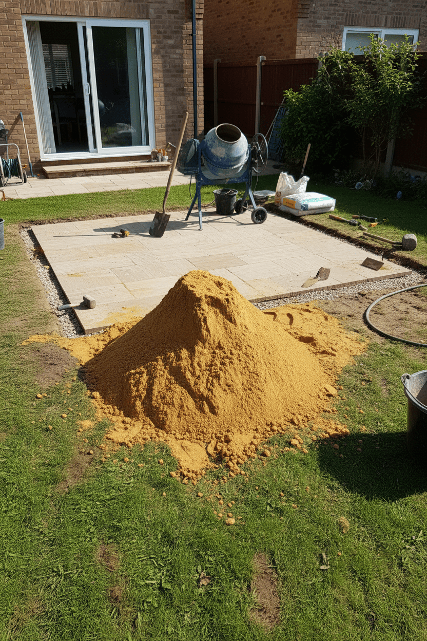 building-sand-patio-diy
