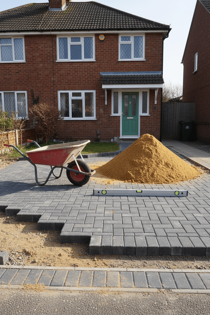 building-sand-driveway-project
