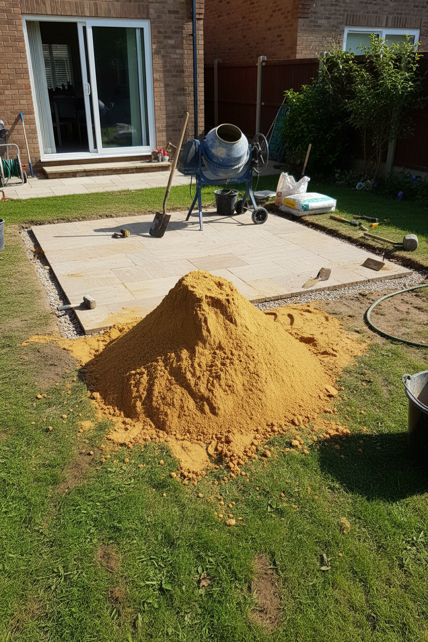 building-sand-patio-diy