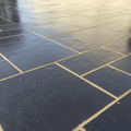 close up of space-black-indian-sandstone